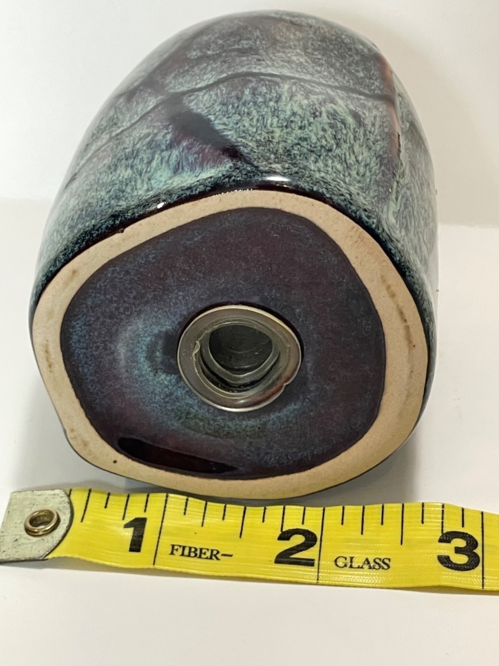 Brand New Artisan Ceramic Salt & Pepper Shakers - Teal Crackle Glaze - Picture 7 of 11